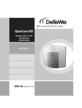 DETEWE OpenCom 130 User manual