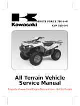 Kawasaki KVF 750 4X4 User manual