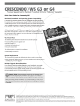 Sonnet Crescendo/WS G4 User guide