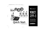 Uniden WDECT 2355+1 Quick start guide