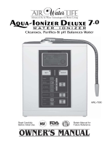 Air Water Life Aqua-Ionizer Deluxe 7.0 Owner's manual
