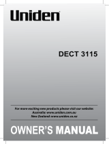 Uniden DECT 3115+3 Owner's manual