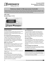 Greenheck 481036 Microprocessor Controller TAP v2.30 August 2015 User manual