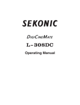 Sekonic L-308DC-U FLASHMATE Light Meter Owner's manual