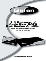 Gefen EXT-COMPAUD-CAT5-144 User manual