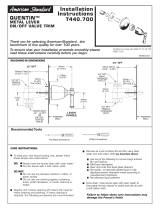 American Standard T440.700.295 Installation guide