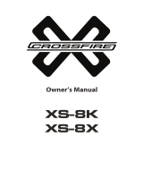 Crossfire XS-8K Owner's manual