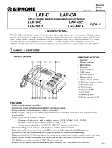 Aiphone LAF-40CA User manual