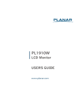 Planar PL1910W User manual