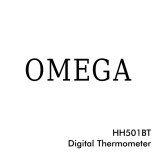 Omega HH501BT User manual