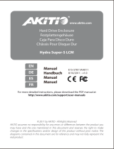 Akitio Hydra Super-5 LCM User manual