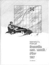 BOMBARDIER formula Plus 1987 User manual