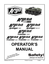 Argo 8x8 Avenger 750 EFI User manual