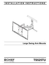 Chief TS525TU Installation Instructions Manual