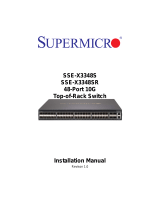 Supermicro SSE-X3348S/R Installation guide