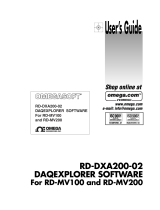 Omega RD-DXA200-02 Owner's manual