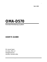 Omega OMA-D570 Owner's manual