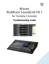 Waves MultiRack SoundGrid V9.7 for Yamaha Owner's manual