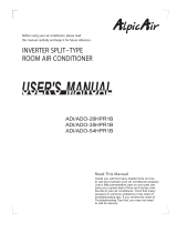 AlpicAir ADI-26HPR1B User manual