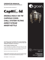 Capkold Tilting Mixer Kettle INA/2-100 TW User manual
