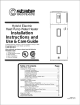 A.O. Smith Hybrid Electric Heat Pump Water Heater User manual