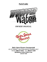 Bob's Space Racers Whopper Water User manual