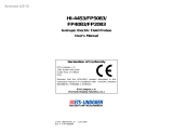 ETS-Lindgren HI-4453/FP5083/FP4083/FP2083 Owner's manual