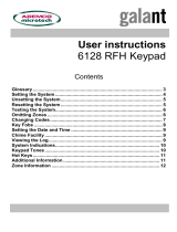 ADEMCO Galant 6128 RFH User Instructions