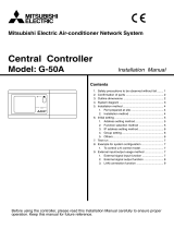 Mitsubishi Electric Central Controller G-50A Installation guide