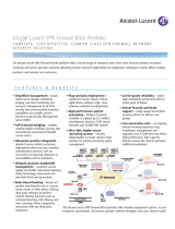 Alcatel-Lucent VPN Firewall Brick Portfolio User manual