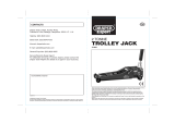 Draper Professional Garage Trolley Jacks Operating instructions