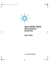 Agilent Technologies 34970A User manual
