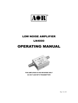 AOR LN4000 Owner's manual