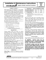 Asco 8003P Series Installation & Maintenance Instructions