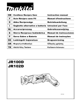 Makita JR102D Owner's manual