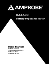 Amprobe BAT-500 Battery Impedance Tester User manual