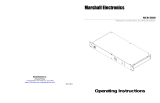 Marshall Electronics NCB-2010 Operating Instructions Manual