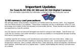 Sealife DC300 & DC310 User manual
