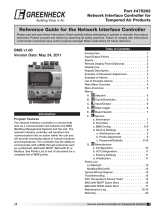 Greenheck 475262 Network Interface Controller Operating instructions