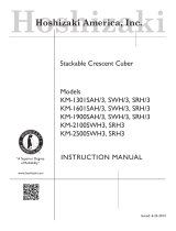 Hoshizaki KM-1301SAH User manual