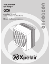 Xpelair GX6HT2 Installation And Maintenance Instructions Manual