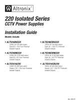 Altronix ALTV248CBHi220 Installation guide