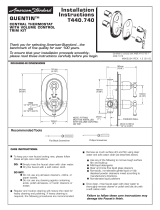 American Standard T440.740.224 Installation guide