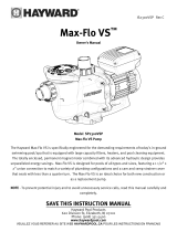 Hayward Max-Flo VS™ Owner's manual