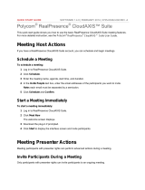 Poly RealPresence CloudAXIS Suite Quick start guide