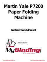 MyBinding Martin Yale P7200 User manual