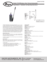 Dwyer Model VT-300 User manual