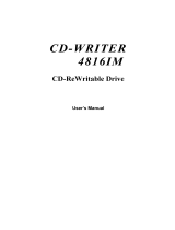 BTC CD-Writer 4816IM User manual