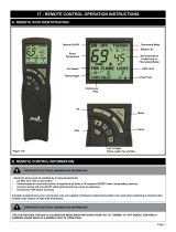 Stellar 17 Remote Control User manual