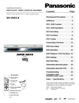 Panasonic nv vhd1 Owner's manual